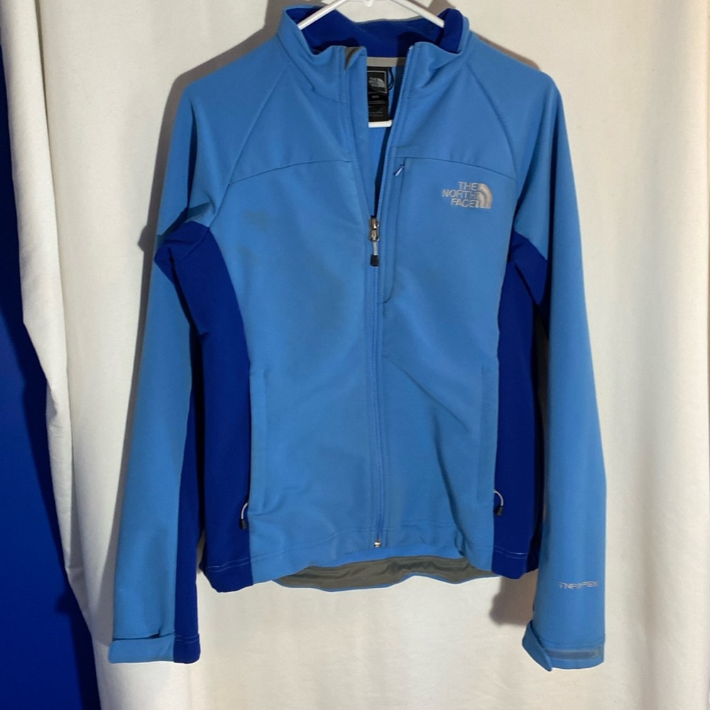North Face Apex Bionic Softshell Jacket two tone blue, Size M